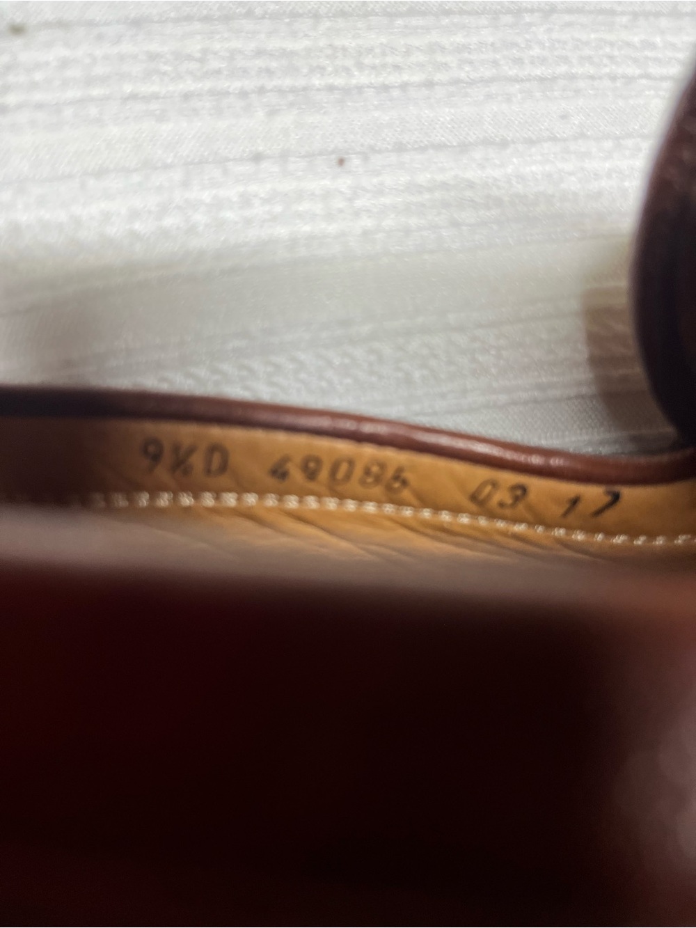 Allen Edmonds Brown Woven Leather Penny Loafers - Picture 5 of 5
